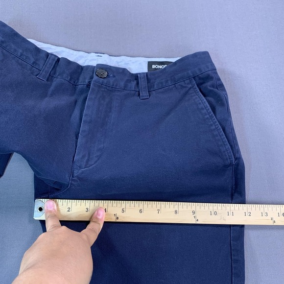Bonobos Pants Mens 31x27 FIT* Lot 2 Blue Gray Slim Taper Stretch Chino Casual - Picture 7 of 16